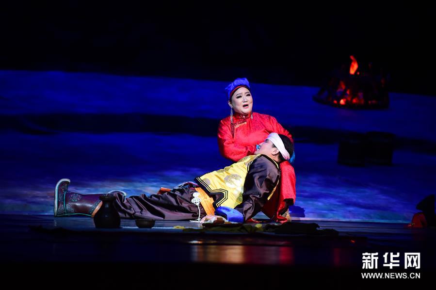 （新华视界）（3）蒙古国歌剧《三座山》在呼和浩特上演
