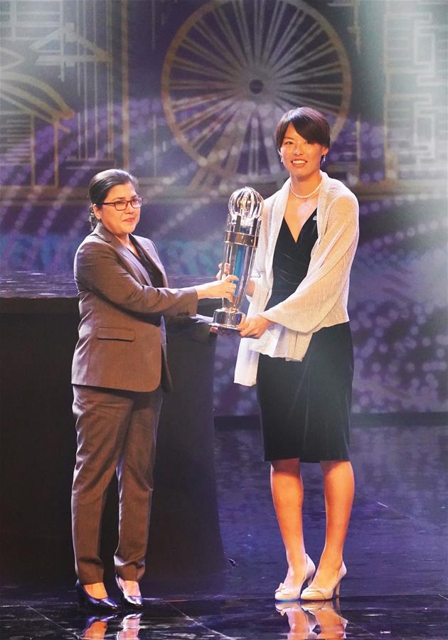 （体育）（3）足球——2019亚足联年度颁奖典礼在香港举行