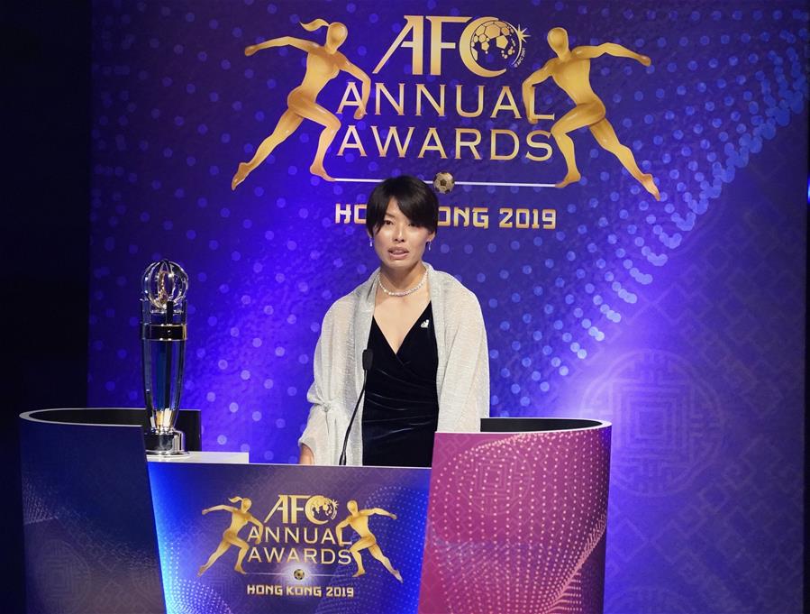 （体育）（2）足球——2019亚足联年度颁奖典礼在香港举行