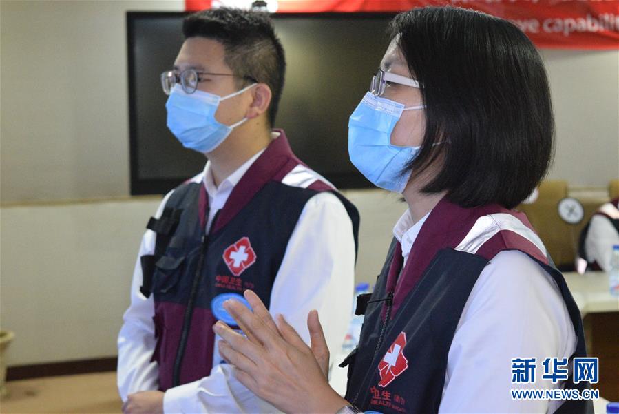 （国际疫情·XHDW）（1）中国援苏丹抗疫医疗专家组与中国援苏丹医疗队交流防疫经验