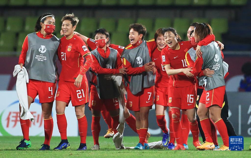 女足亚洲杯：中国队晋级决赛