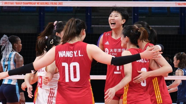中國女排勝阿根廷隊取得世錦賽開門紅