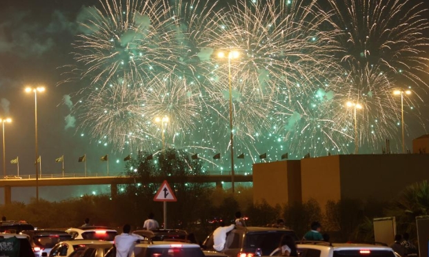 沙特阿拉伯：庆祝国庆日（高清组图）