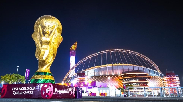 卡塔尔世界杯比赛球场准备就绪
