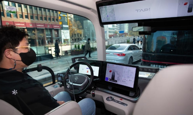 首尔开通自动驾驶巴士线路（高清组图）
