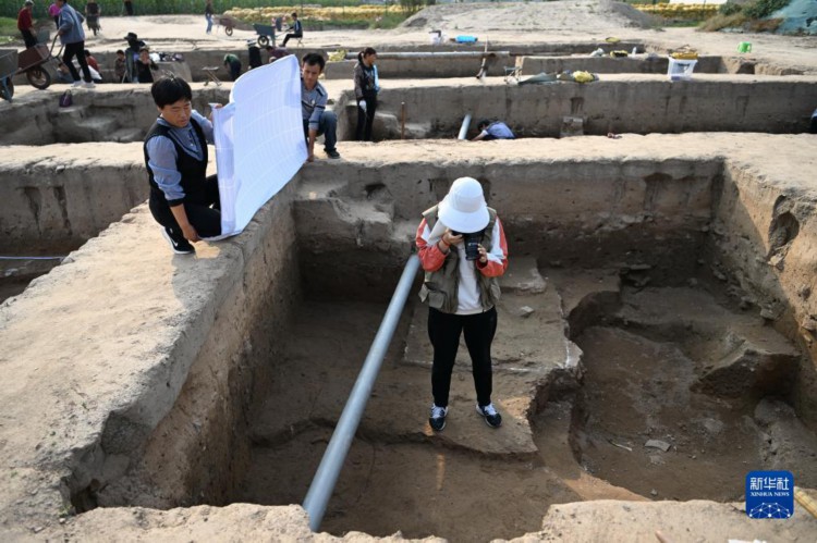 河北隆堯柏人城遺址第四次考古發掘工作持續進行