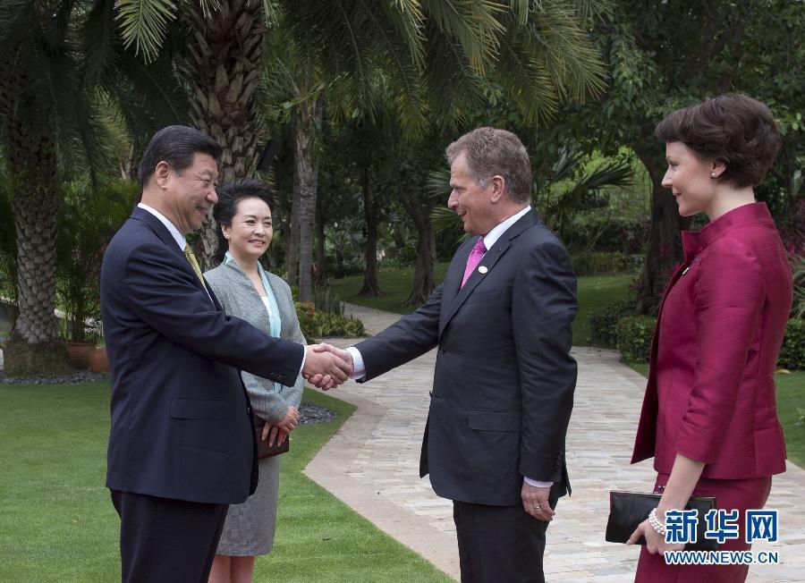 （时政）习近平同芬兰总统尼尼斯特举行会谈