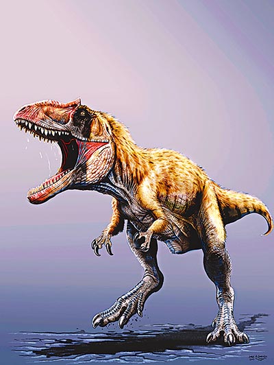 揭秘霸王龙祖先：重7吨以“食人怪兽”命名（图）