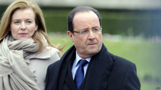 法国总统奥朗德闹绯闻女友“震惊”暂不出院