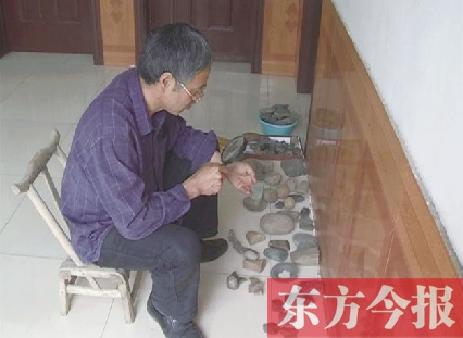 乡村教师荒山寻宝40年欲捐千件文物建博物馆