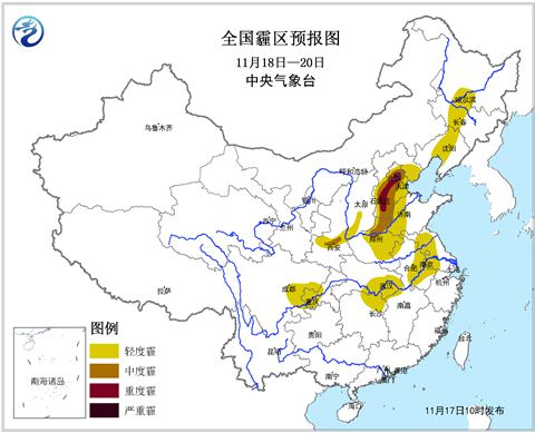 18日夜新疆局地有大雪 西南阴雨持续