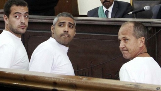 埃及最高法院下令重审三名半岛电视台记者