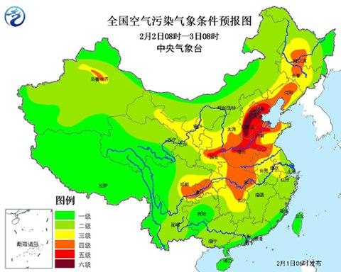 南方气温回升雪转雨 河北河南霾加重