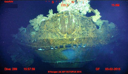 菲日拟联手发掘二战日本战舰海底残骸（图）