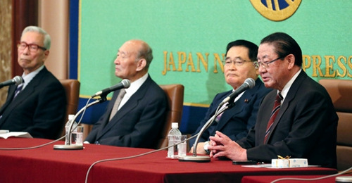 原日本自民党高官明言反对安保法指责内阁修宪