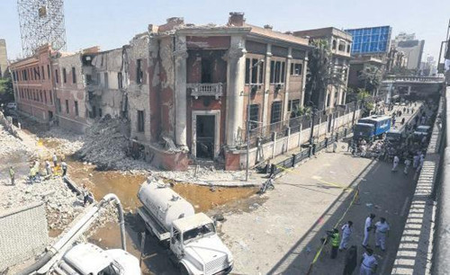 意大利驻开罗领馆外爆炸致1死9伤