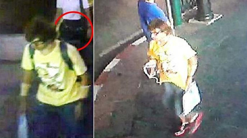 泰警方发布爆炸案嫌犯截图身着黄衣似阿拉伯人