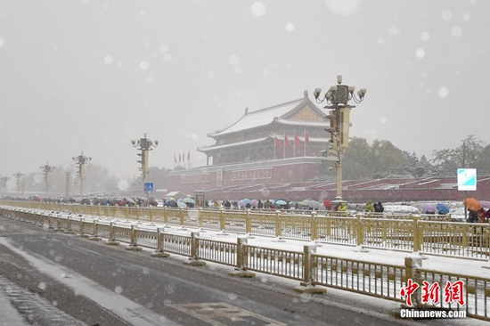 北京持续“冰冻模式”今明气温或逼近历史同期最低