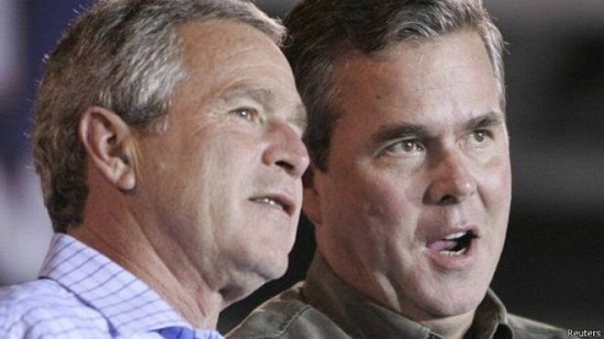 杰布选情告急美前总统小布什亲自出马力挺弟弟