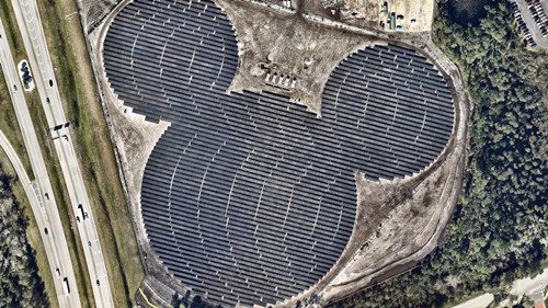 美佛州现最大“米老鼠”原是太阳能发电厂（图）