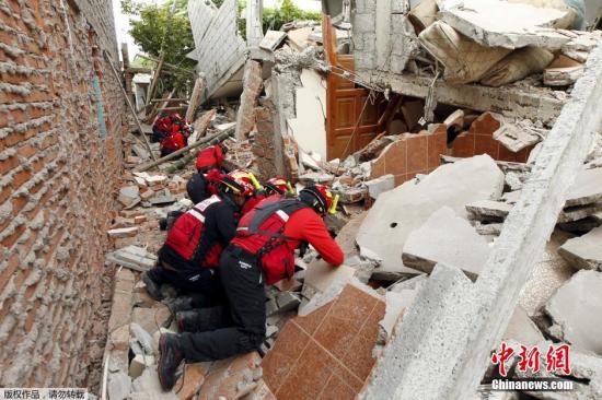 厄瓜多尔强震已致480人遇难仍有数百人失踪