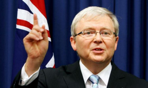 澳大利亚总理拒支持陆克文竞选联合国秘书长