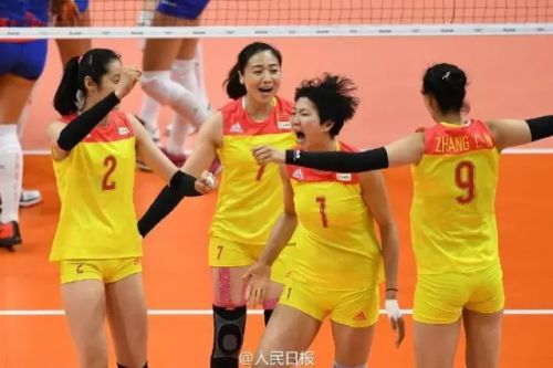 中国女排3：1战胜塞尔维亚