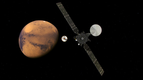 俄欧火星登陆器踏上红色星球暂未发出讯号