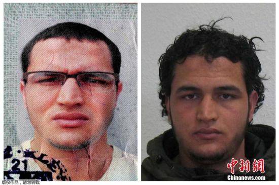 德国联邦检察官办公室当地时间12月21日发布通缉令，悬赏至多10万欧元给予提供有关突尼斯嫌疑人阿尼斯·阿米尔(Anis Amir)线索的民众。阿尼斯·阿米尔现年24岁，被怀疑与周一发生柏林圣诞夜市的恐怖袭击有关，德国警方在袭击中嫌犯所使用的卡车内找到了阿米尔的身份证件。德国检方在悬赏声明中提醒民众“该男子十分暴力且携带武器”。