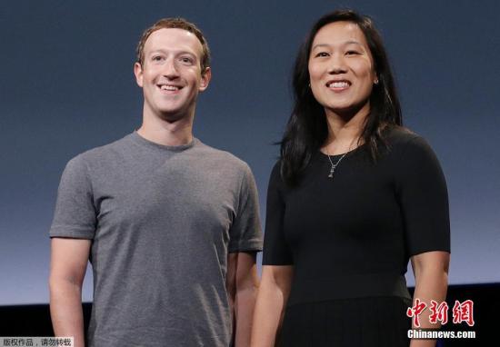 当地时间2016年9月21日，美国旧金山，Facebook CEO马克-扎克伯格（Mark Zuckerberg）及其妻子普里西拉·陈（Priscilla Chan）当日在宣讲会上承诺，将在未来10年中投入超过30亿美元，用于研究疾病的治疗。