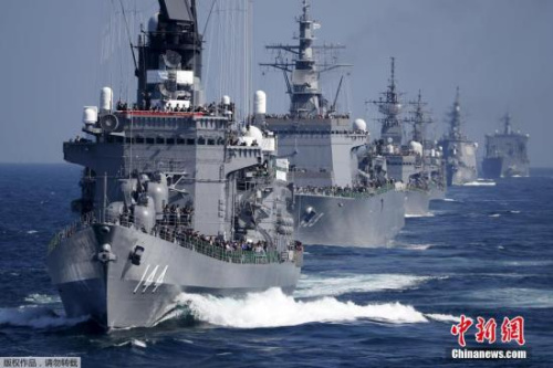 资料图：日本自卫队护卫舰