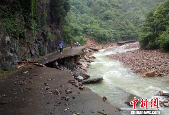 浙江遂昌发生洪涝、塌方等灾害受灾民众达1.6万
