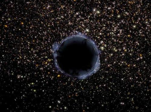 黑洞模拟图(资料图)