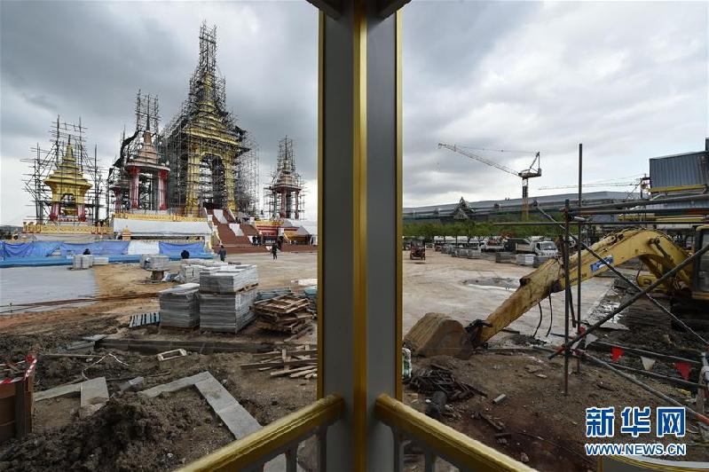 （XHDW）（3）探访建设中的泰国已故国王普密蓬遗体火化台