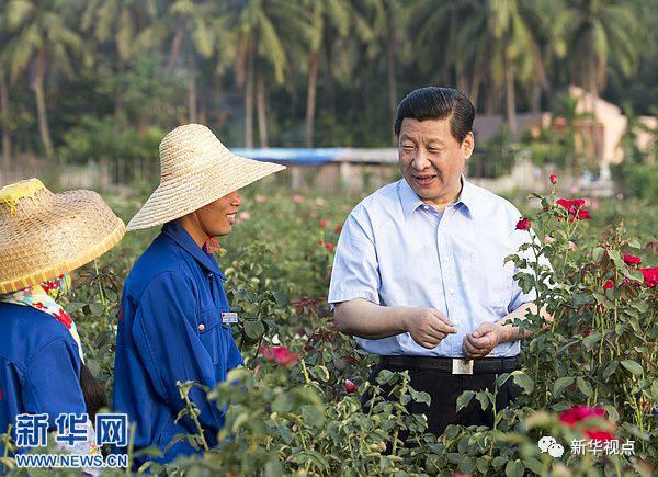 2013年4月，习近平在海南考察。新华社记者李学仁摄