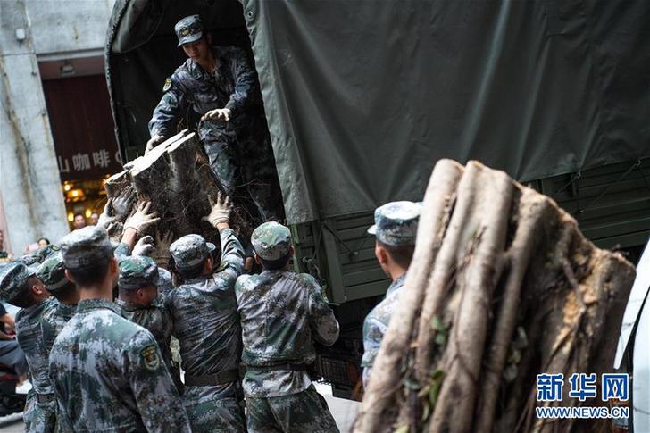 （图文互动）（3）风雨未消再集结——驻澳部队“帕卡”过后第一时间继续救灾