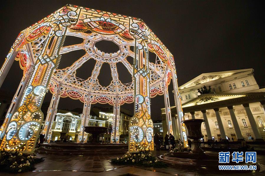 （国际）（6）莫斯科张灯结彩迎新年