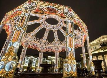 （国际）（6）莫斯科张灯结彩迎新年