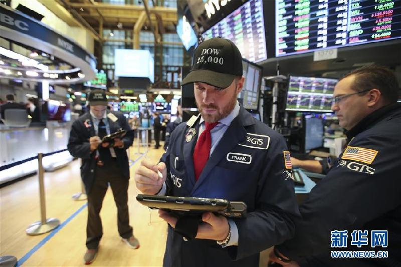 （国际）（5）纽约股市三大股指4日上涨 道指站上25000点