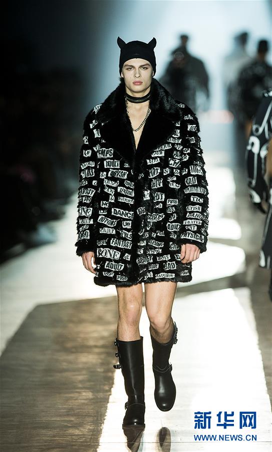 （国际）（5）米兰时装周：莫斯基诺发布秋冬新品