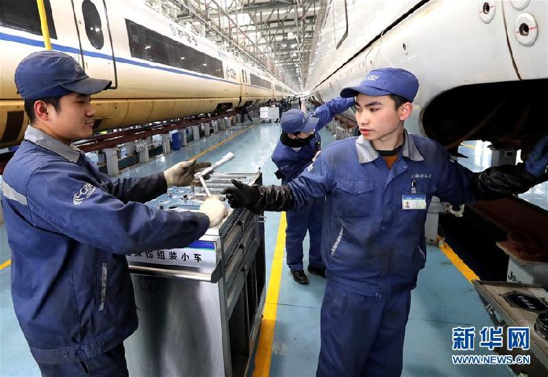 （经济）（1）上海：高铁“复兴号”备战迎春运