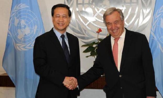 （XHDW）中囯代表说将推动联合国为维护世界和平发挥更大作用