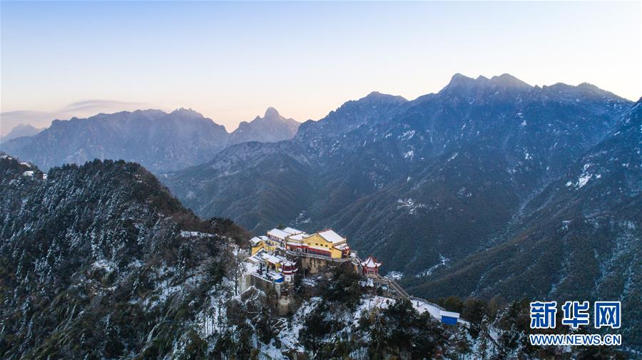 （美丽中国）（3）雪后九华山