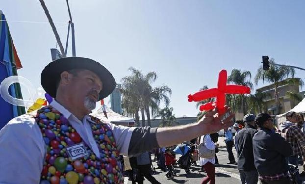 （XHDW）（1）洛杉矶县阿尔汉布拉市举行新春园游会