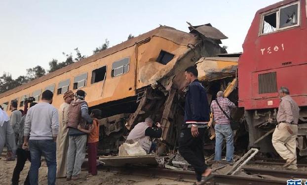 （国际）（3）埃及北部火车相撞造成至少16人死亡