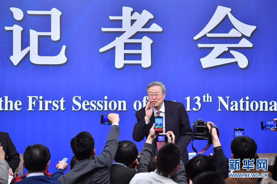（两会·XHDW）（12）中国人民银行行长周小川等就“金融改革与发展”答记者问