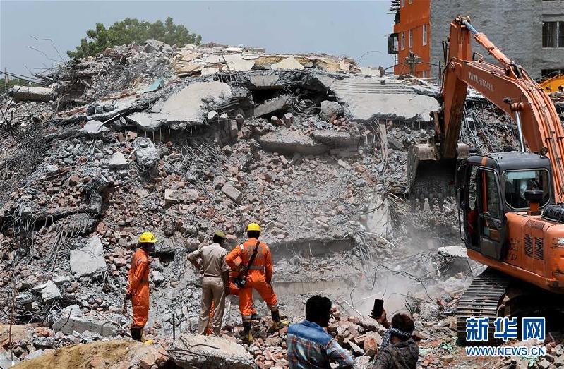 （国际）（2）印度楼房倒塌事故死亡人数升至9人