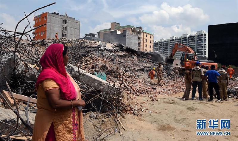 （国际）（3）印度楼房倒塌事故死亡人数升至9人