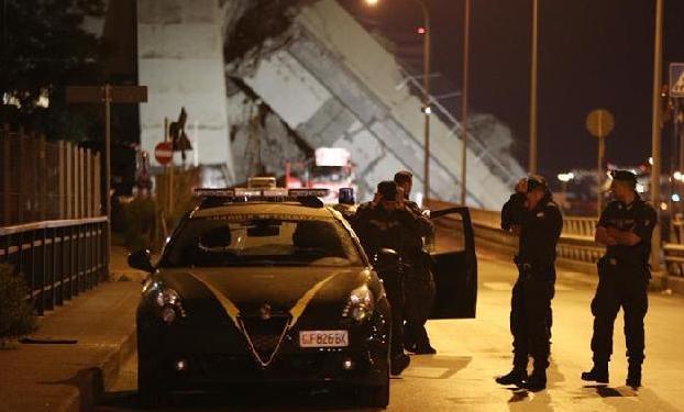 （国际）（1）意大利发生公路桥垮塌事故 至少20人死亡