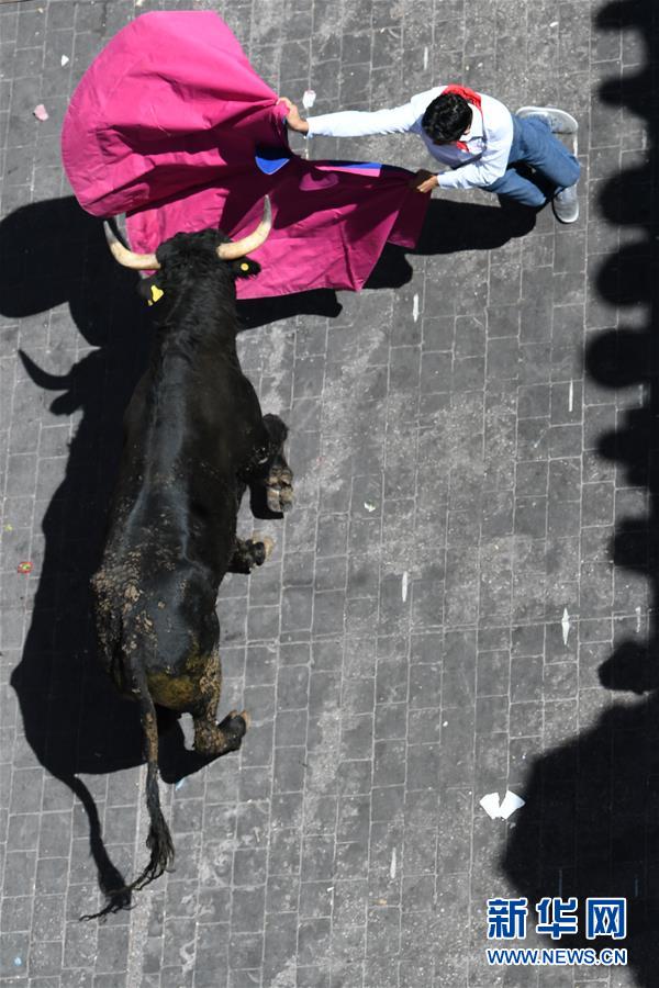 （国际）（7）墨西哥小镇举行传统奔牛节
